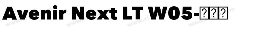 Avenir Next LT W05字体转换